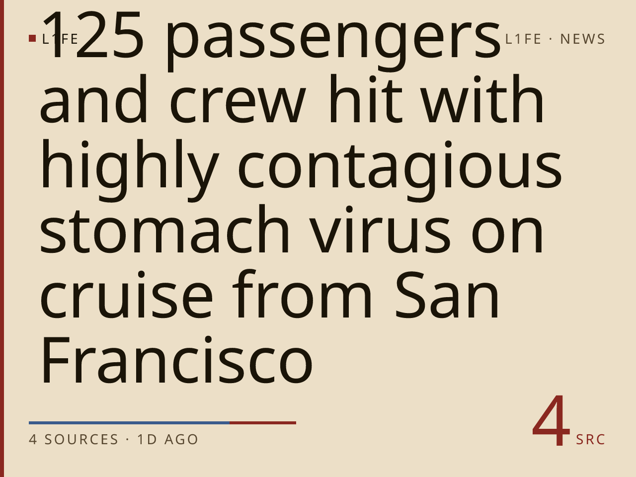 125 passengers and crew hit with highly contagious stomach virus on cruise from San Francisco