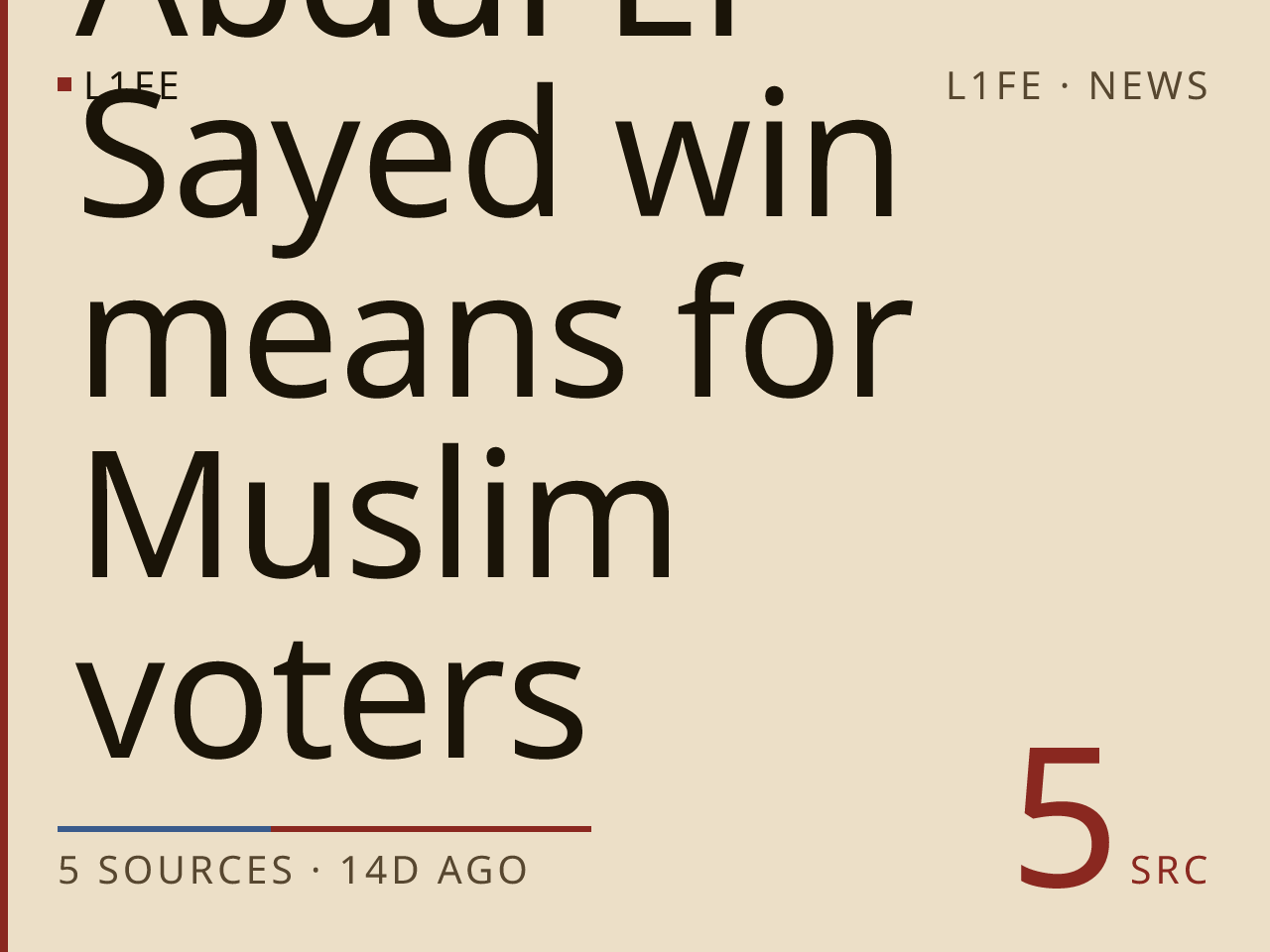 What an Abdul El-Sayed win means for Muslim voters