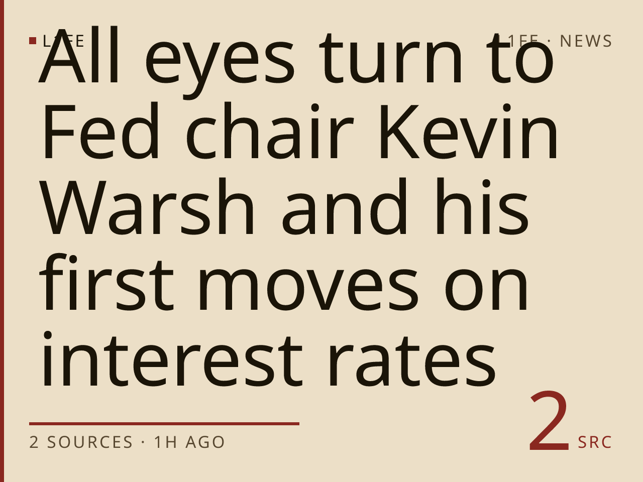 All eyes turn to Fed chair Kevin Warsh and his first moves on interest rates