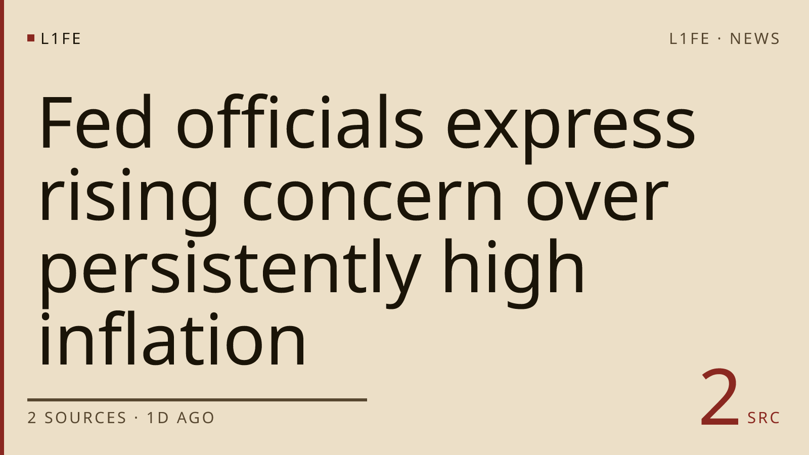 Fed officials express rising concern over persistently high inflation