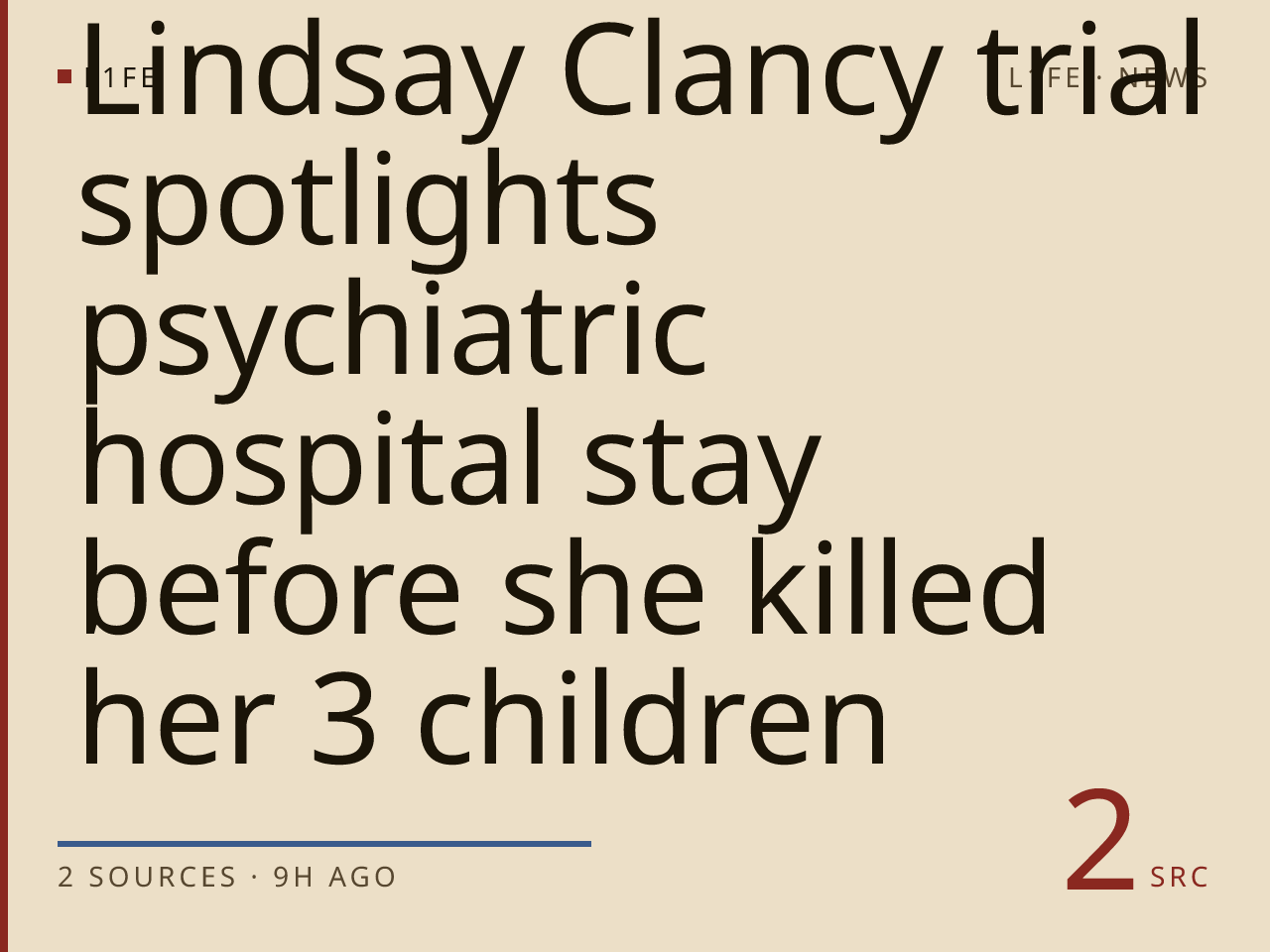 Lindsay Clancy trial spotlights psychiatric hospital stay before she killed her 3 children
