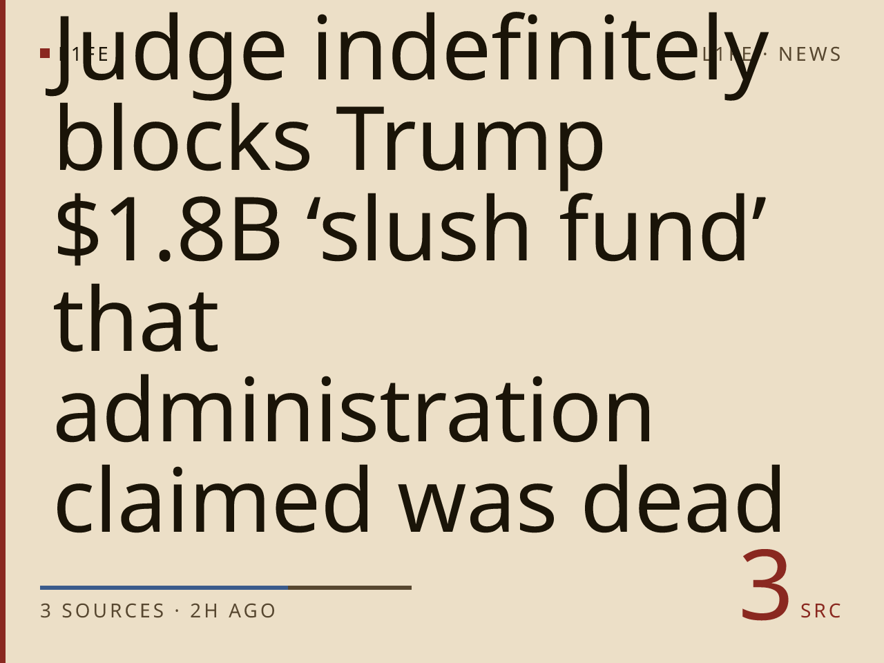 Judge indefinitely blocks Trump $1.8B ‘slush fund’ that administration claimed was dead