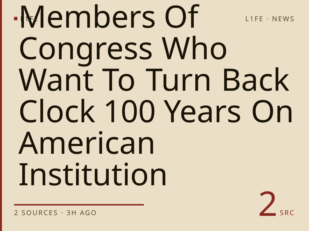 Meet The Members Of Congress Who Want To Turn Back Clock 100 Years On American Institution