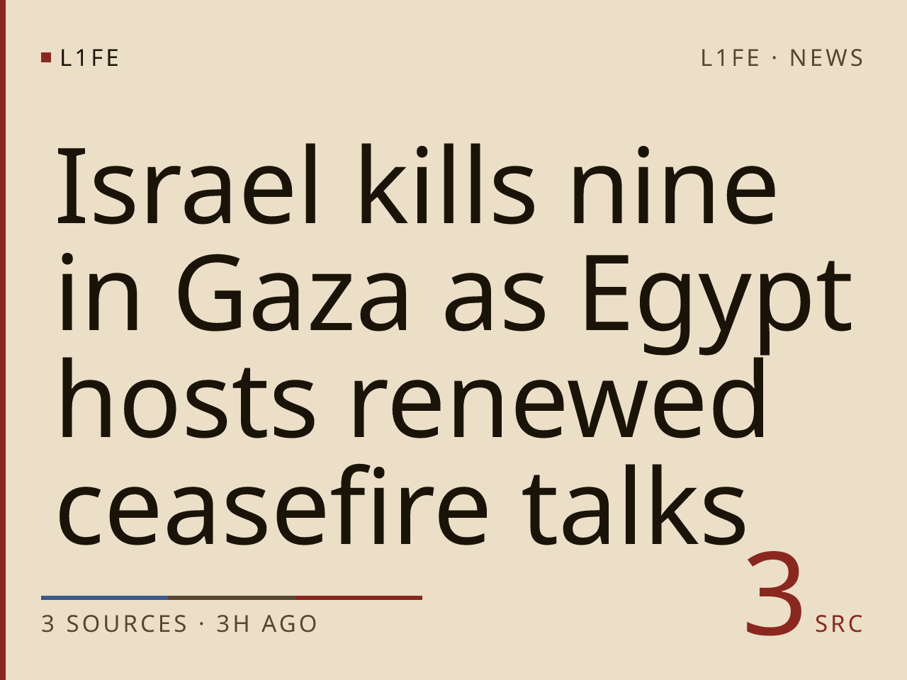 Israel kills nine in Gaza as Egypt hosts renewed ceasefire talks