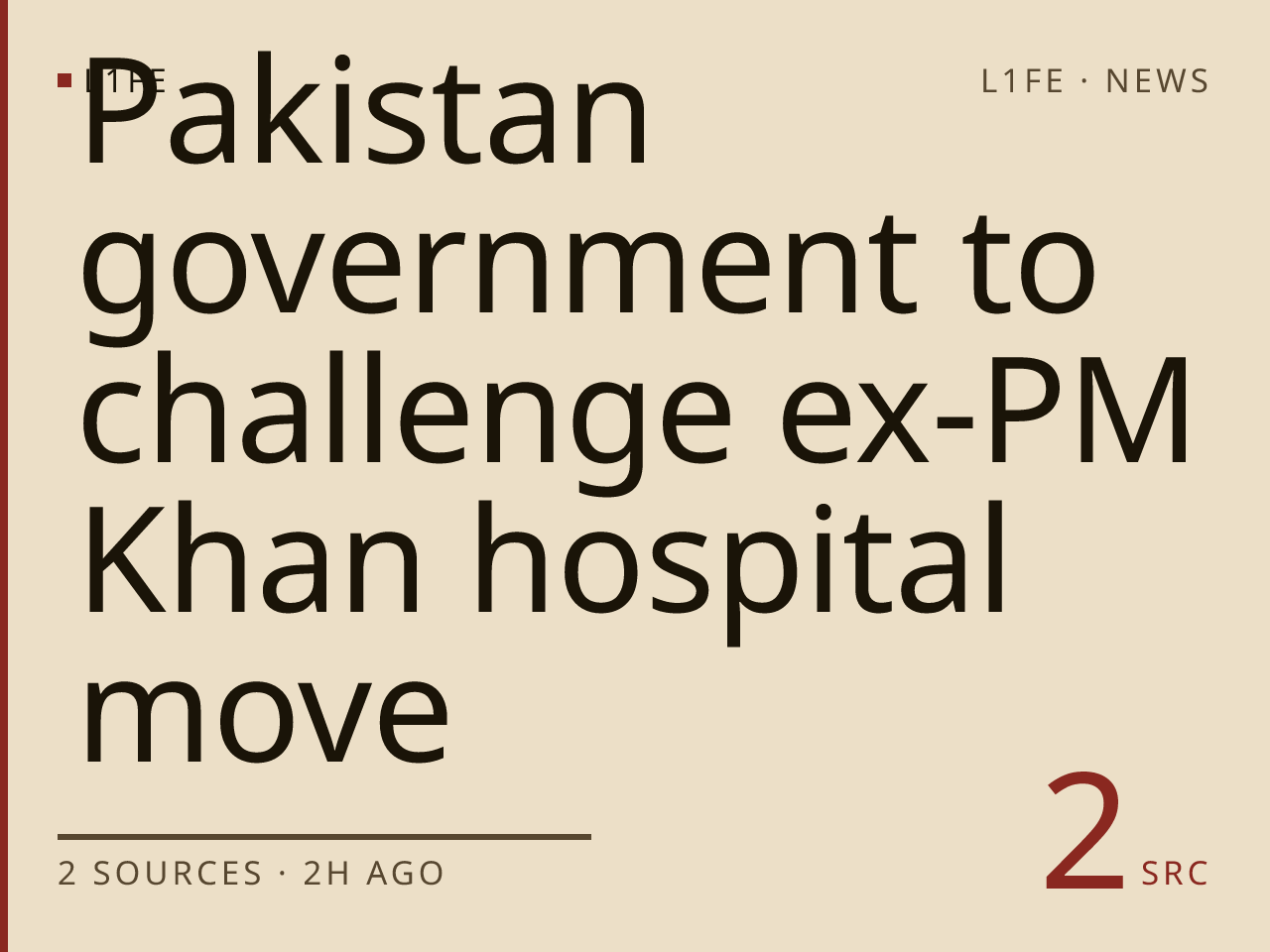 Pakistan government to challenge ex-PM Khan hospital move