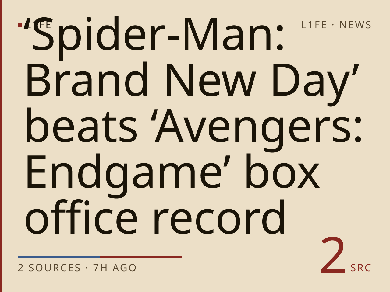 ‘Spider-Man: Brand New Day’ beats ‘Avengers: Endgame’ box office record