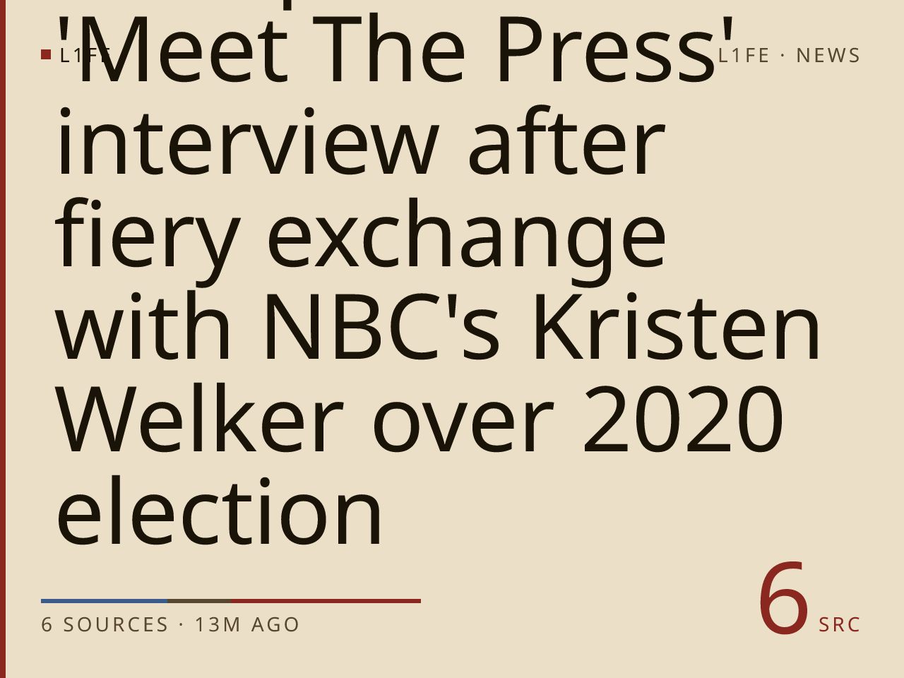Trump storms off 'Meet The Press' interview after fiery exchange with NBC's Kristen Welker over 2020 election