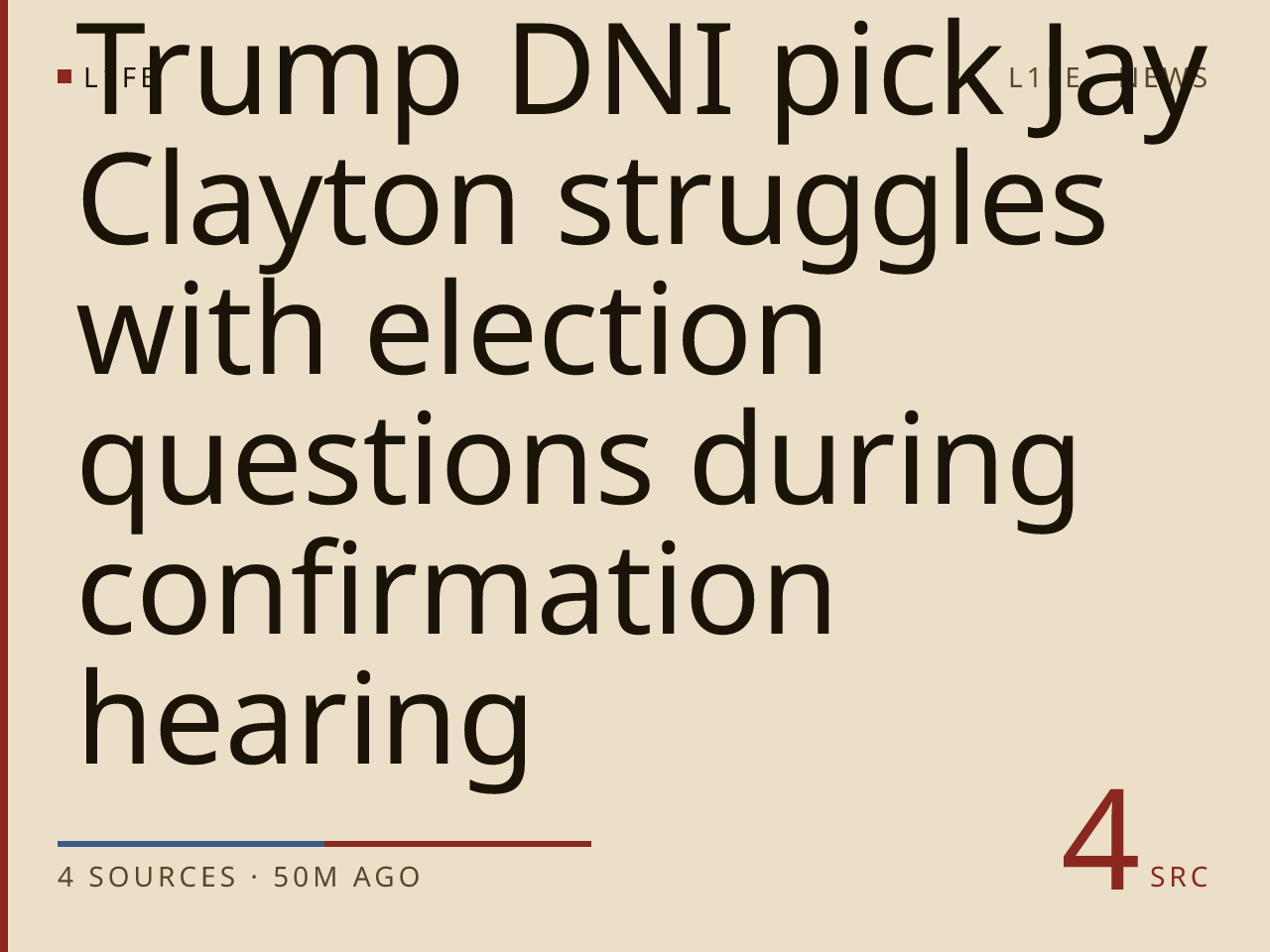 DNI nominee Jay Clayton sheds Democrats' support by not saying Biden won 2020 election