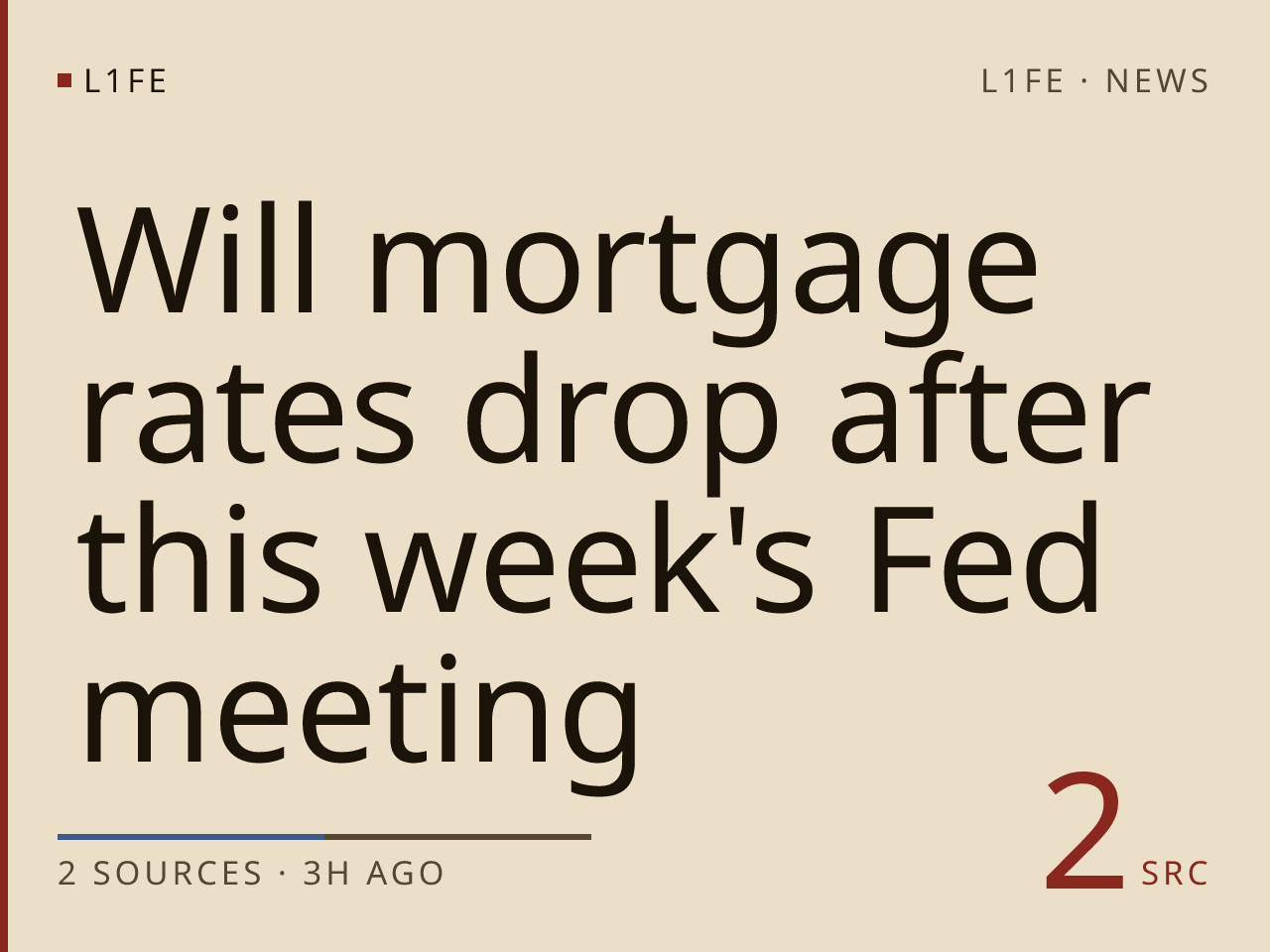 Will mortgage rates drop after this week's Fed meeting