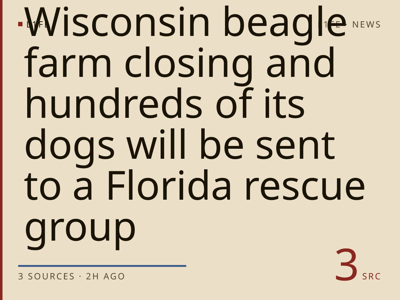 Wisconsin beagle farm closing and hundreds of its dogs will be sent to a Florida rescue group